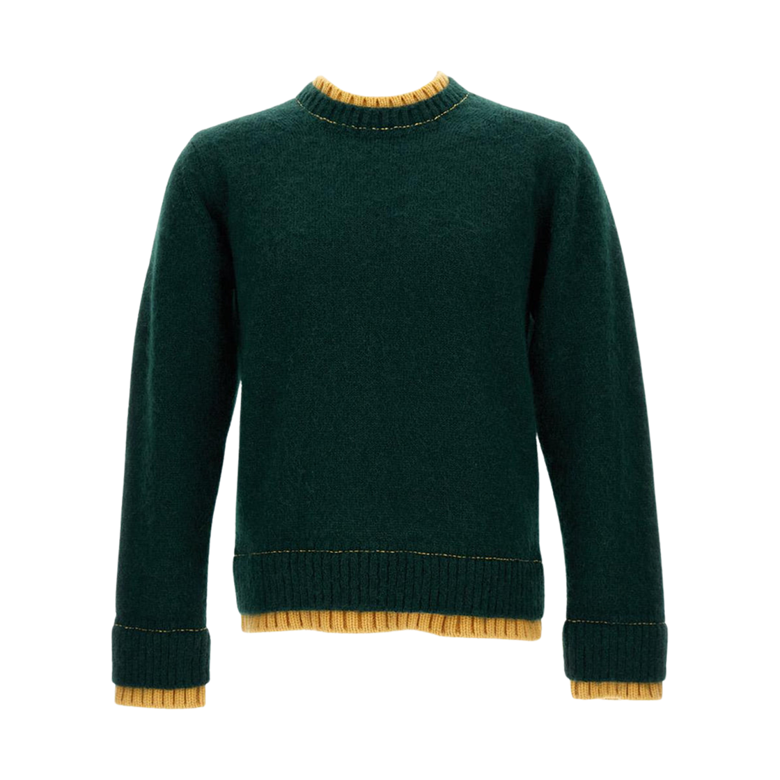 25-03840M-551 Sacai Knit Pullover Green