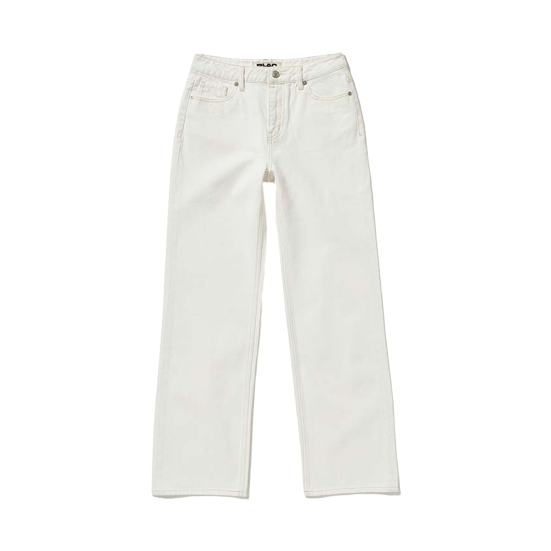 (W) 플랙 스트레이트 M07 데님 팬츠 화이트((W) PLAC Straight M07 Denim Pants White)