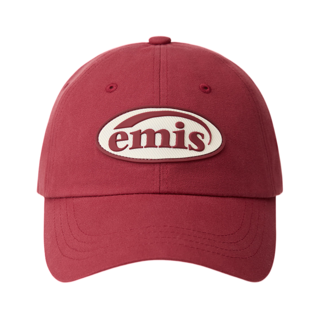 이미스 러버 패치 볼 캡 레드(Emis Rubber Patch Ball Cap Red) - 1