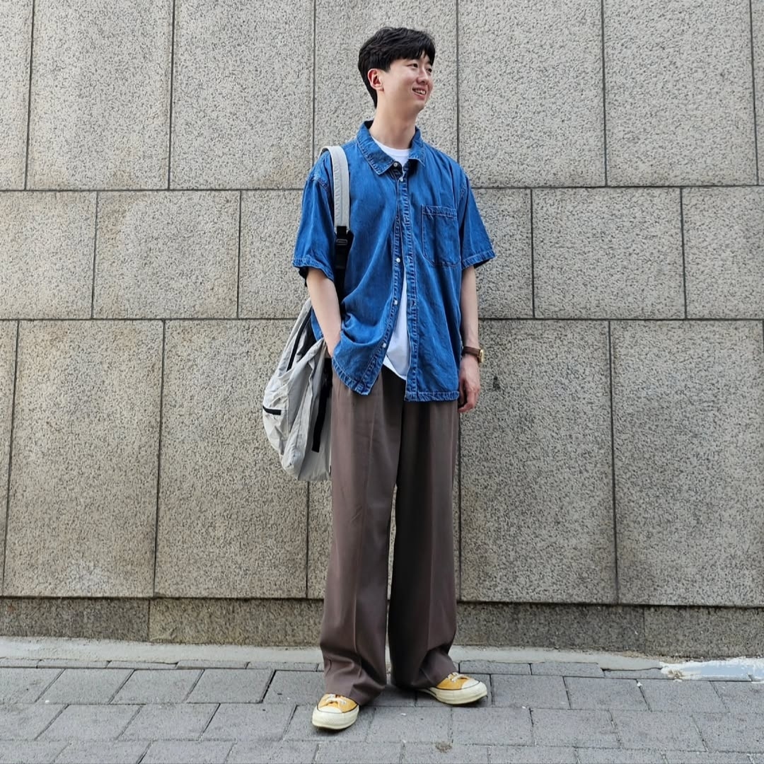 Converse Chuck 70 Ox Vintage Canvas Sunflower 착용 스타일 - 4