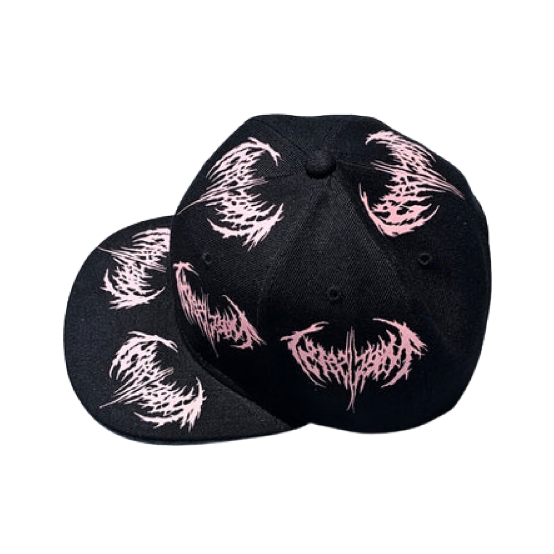 YVL 나르시시스트 스냅백 핑크 블랙(YVL Narcissist Snapback Pink Black)