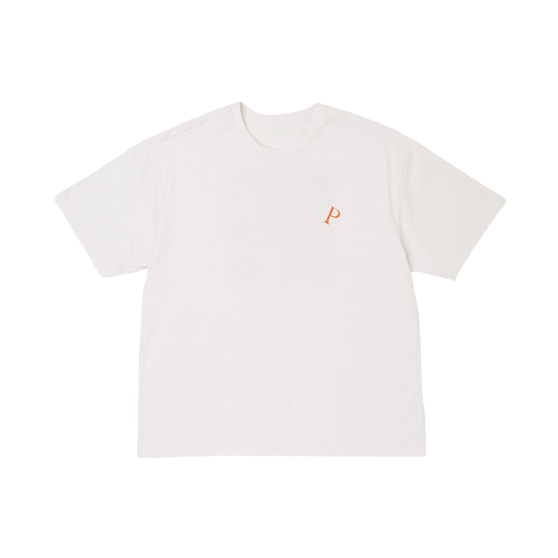 (W) 플랙 블루 오션 박시 숏슬리브 티셔츠 화이트((W) PLAC Blue Ocean Boxy Short Sleeve T-Shirt White)