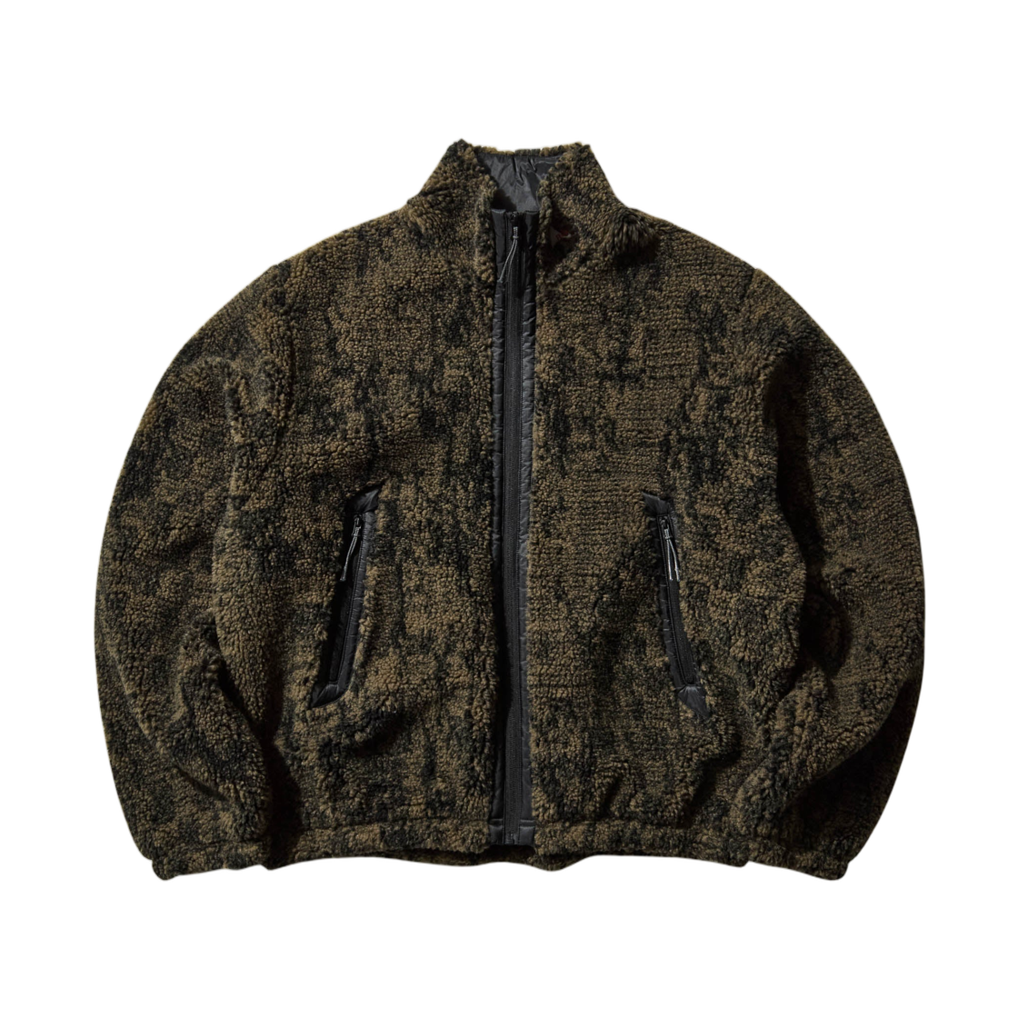 로아 Ewe 퍼리 자켓 올리브(ROA Ewe Furry Jacket Olive)