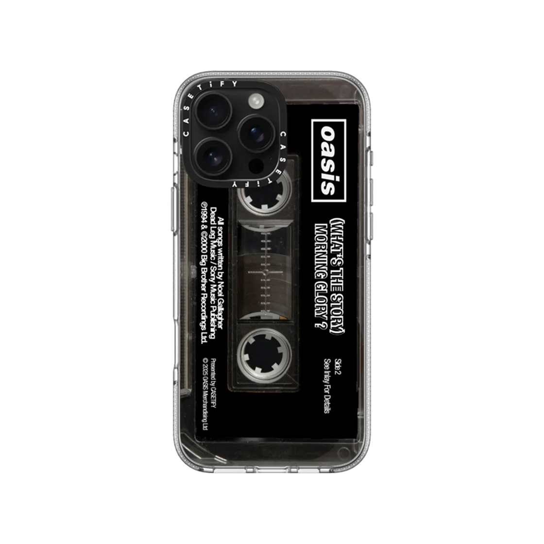 케이스티파이 x 오아시스 카세트백 오브 오아시스 임팩트 케이스 클리어(Casetify x Oasis Cassette of Oasis Impact Case Clear) - 2