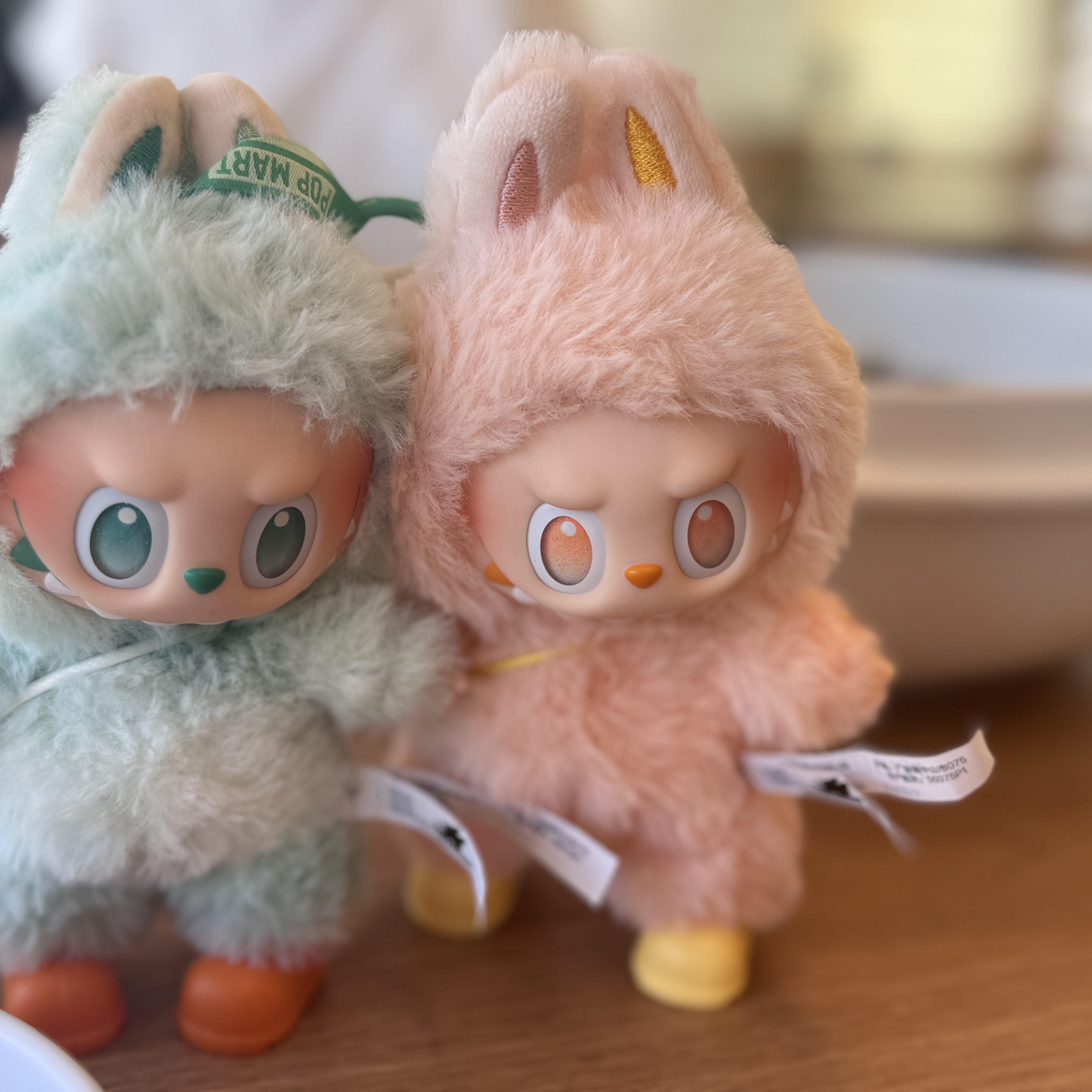 Pop Mart Labubu The Monsters Highlight Series Happiness Keyring (Opened Case) 착용 스타일 - 1