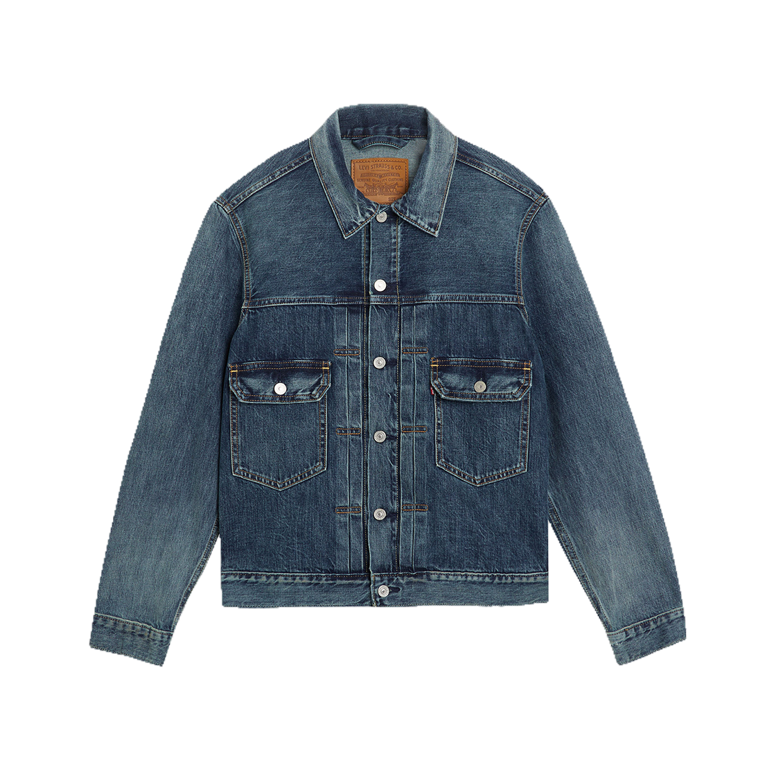 A7632-0013 Levi's TYPE II Trucker Jacket Midium Indigo