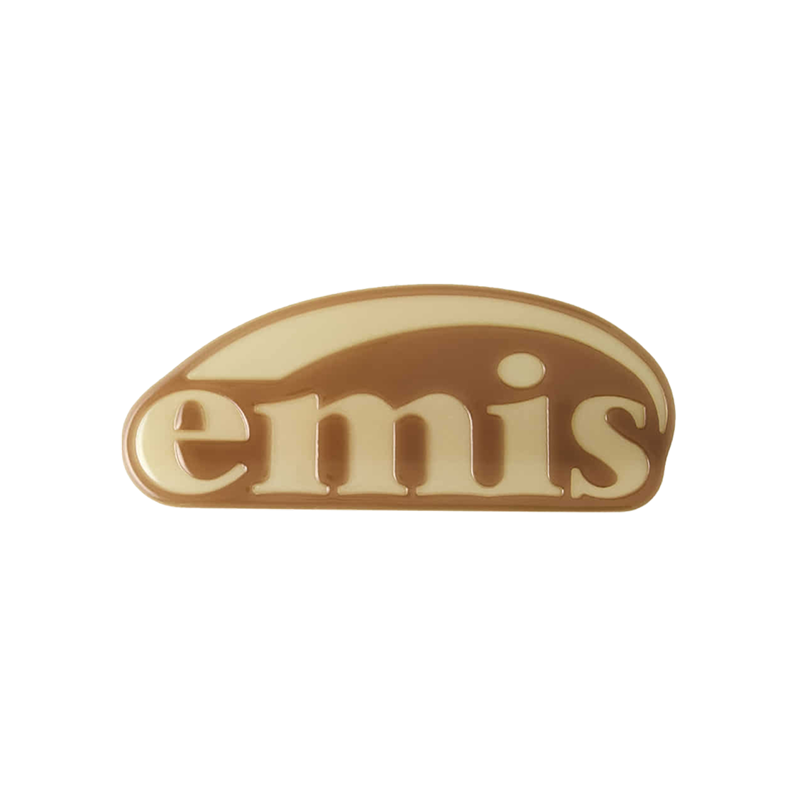 (W) 이미스 로고 오토 헤어핀 베이지((W) Emis Logo Auto Hairpin Beige) - 1