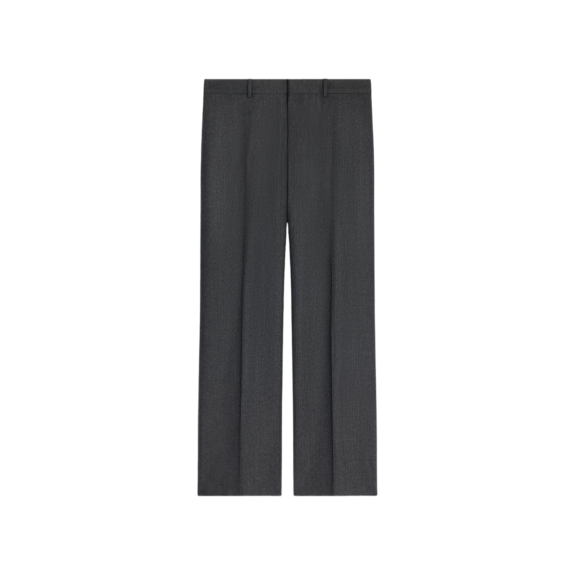 셀린느 팬츠 스트라이프 울 플란넬 그리 끄레(Celine Pants in Striped Wool Flannel Gris Craie)
