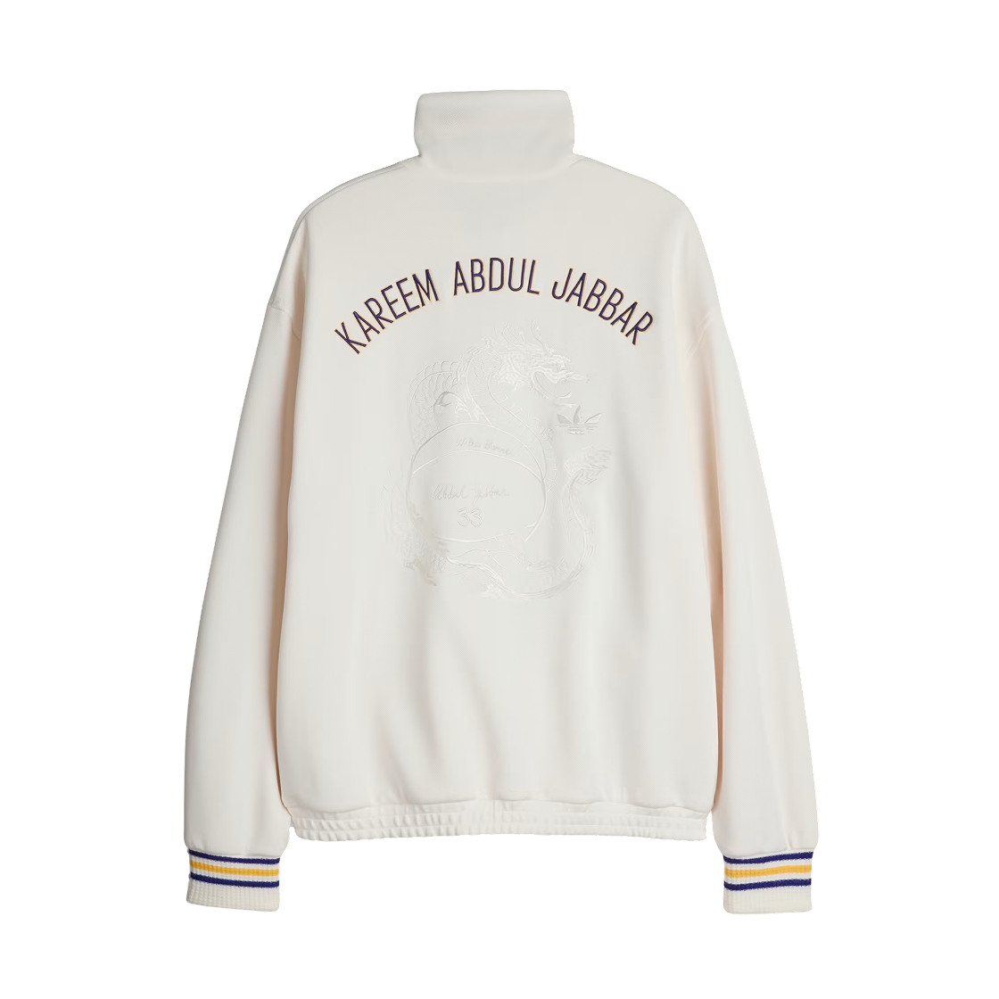 아디다스 x 웨일스 보너 자바르 3-스트라이프 트랙 탑 초크 화이트 - KR 사이즈(Adidas x Wales Bonner Jabbar 3-Stripes Track Top Chalk White - KR Sizing) - 1