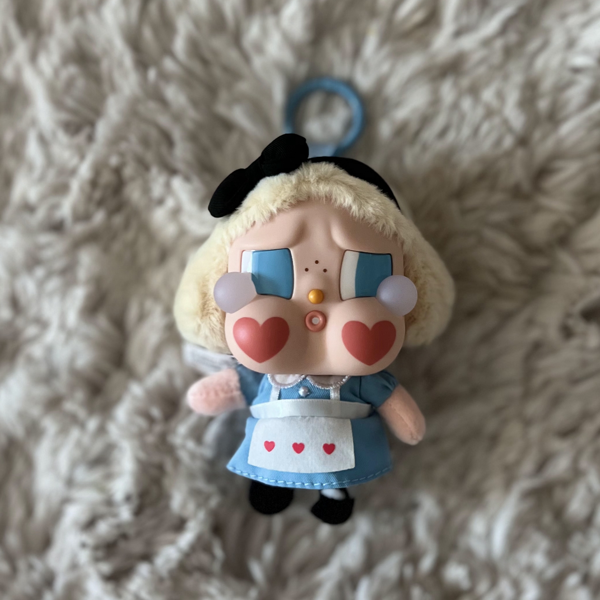 Pop Mart Crybaby Crying Again Series Plush Keyring Sealed Case (6 Blind Boxes) 착용 스타일 - 2