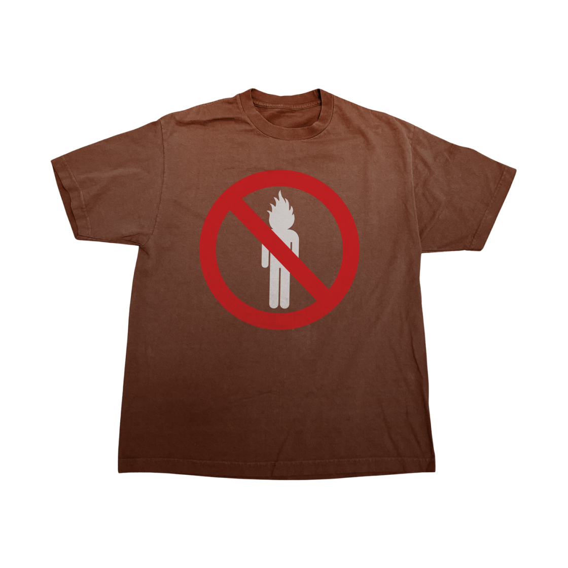 - Travis Scott Rodeo 10 Years La Flame T-Shirt Brown