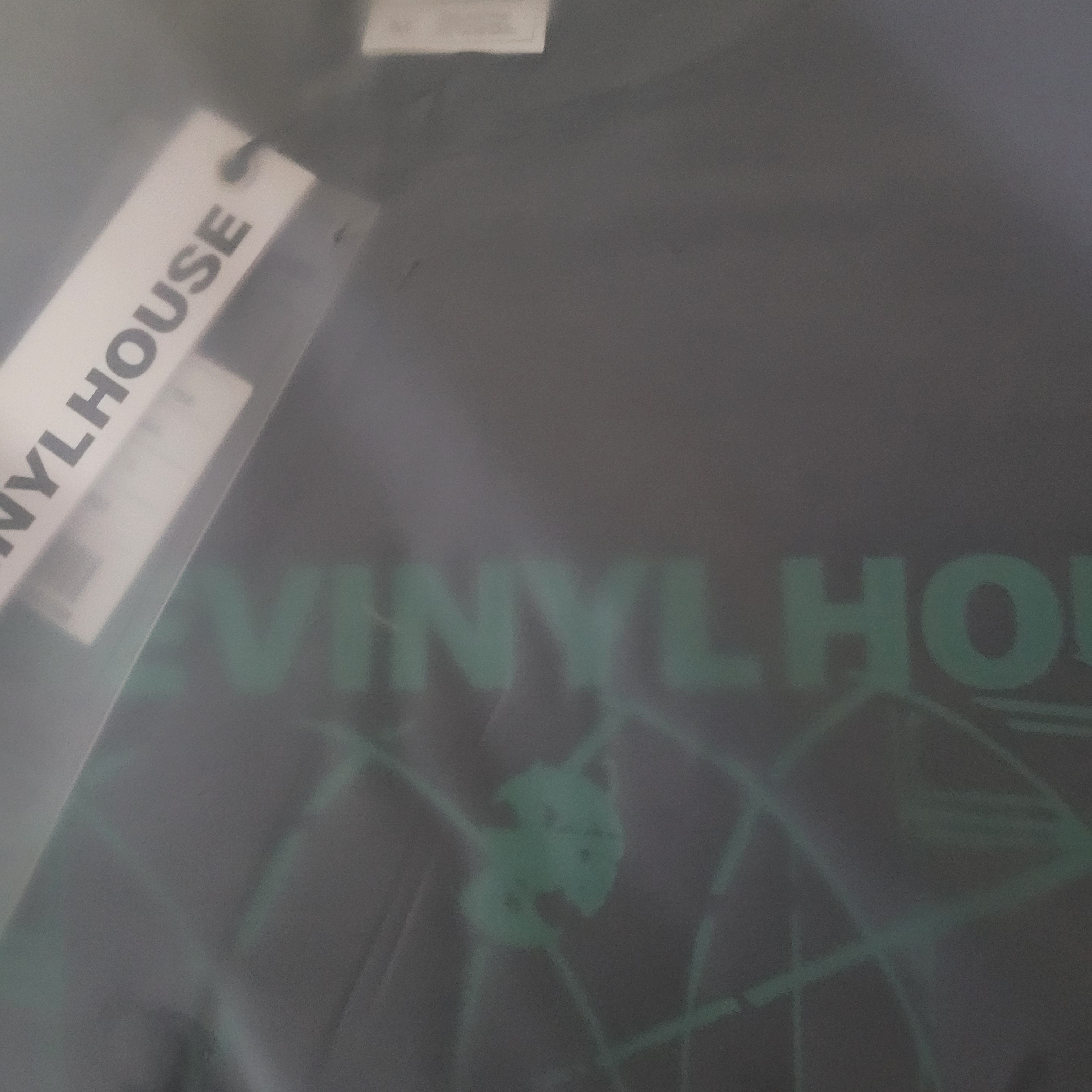 Thevinylhouse Greenhouse T-Shirt Charcoal 착용 스타일