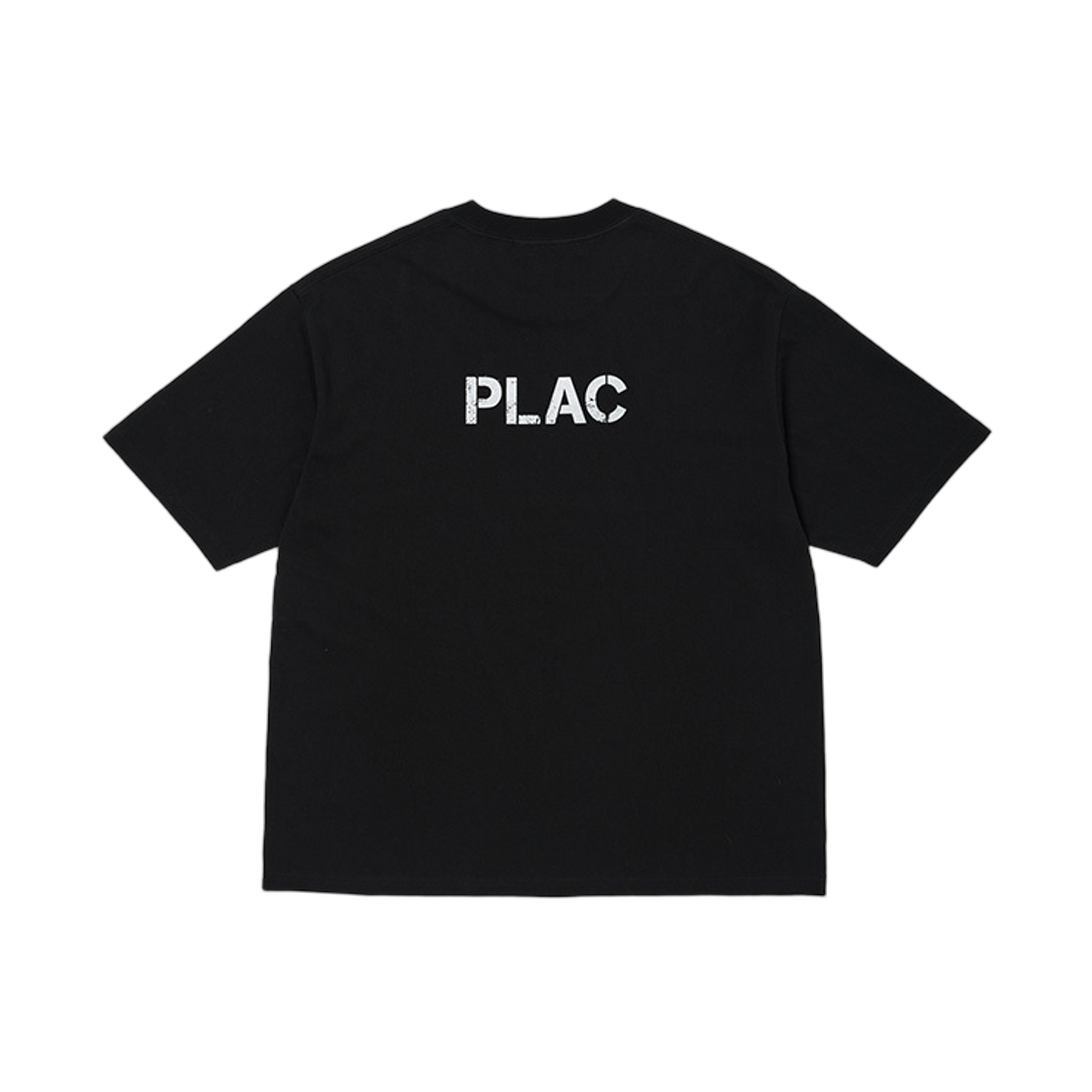 플랙 크랙 로고 숏슬리브 티셔츠 블랙(PLAC Crack Logo Short Sleeve T-Shirt Black)