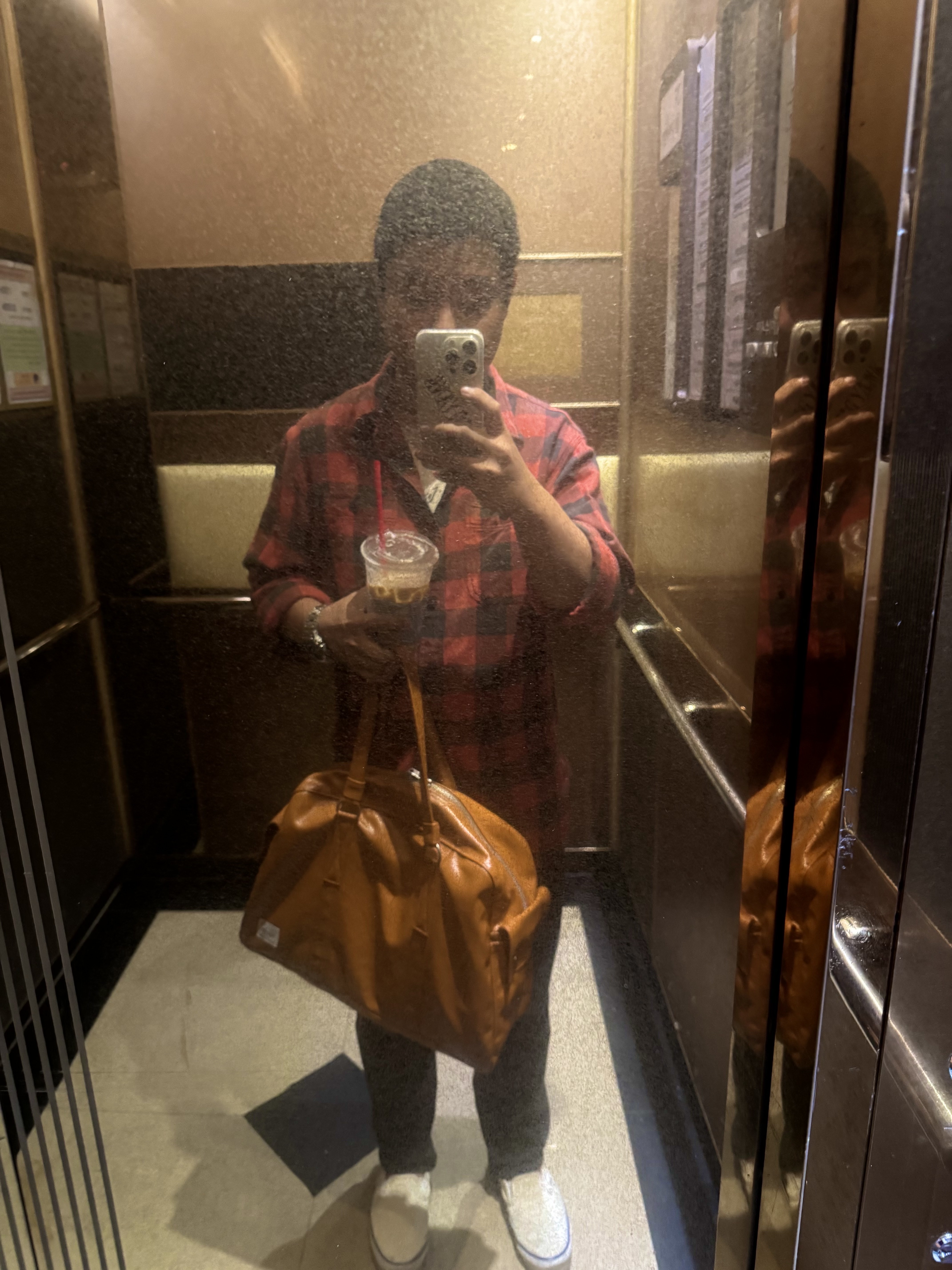 Double RL Plaid Twill Work Shirt Red Black, Porter Free Style Boston Bag Camel 착용 스타일