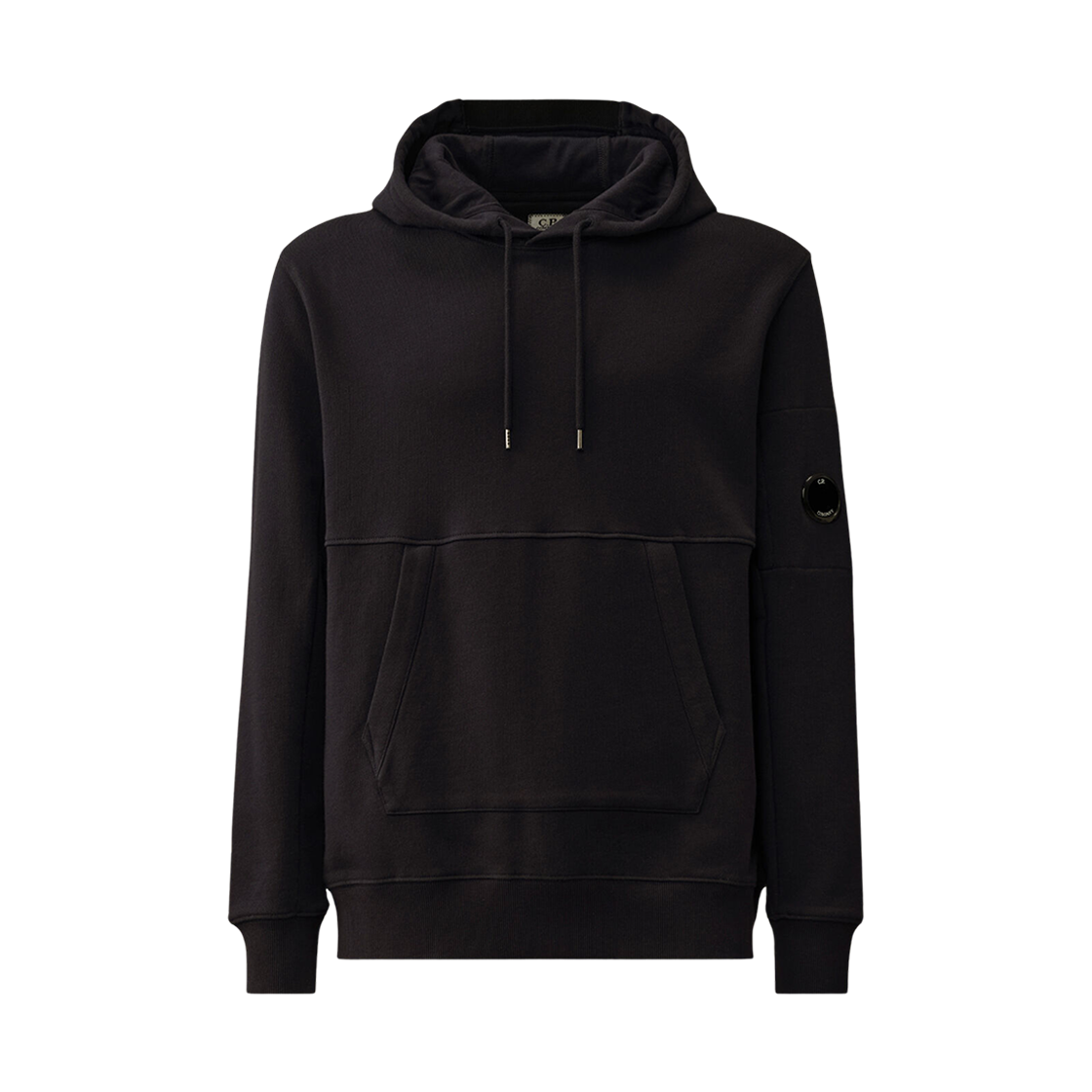 RCCMSS714A005086W888 C.P. Company Diagonal Raised Fleece Hooded Lens Sweatshirt Total Eclipse Blue