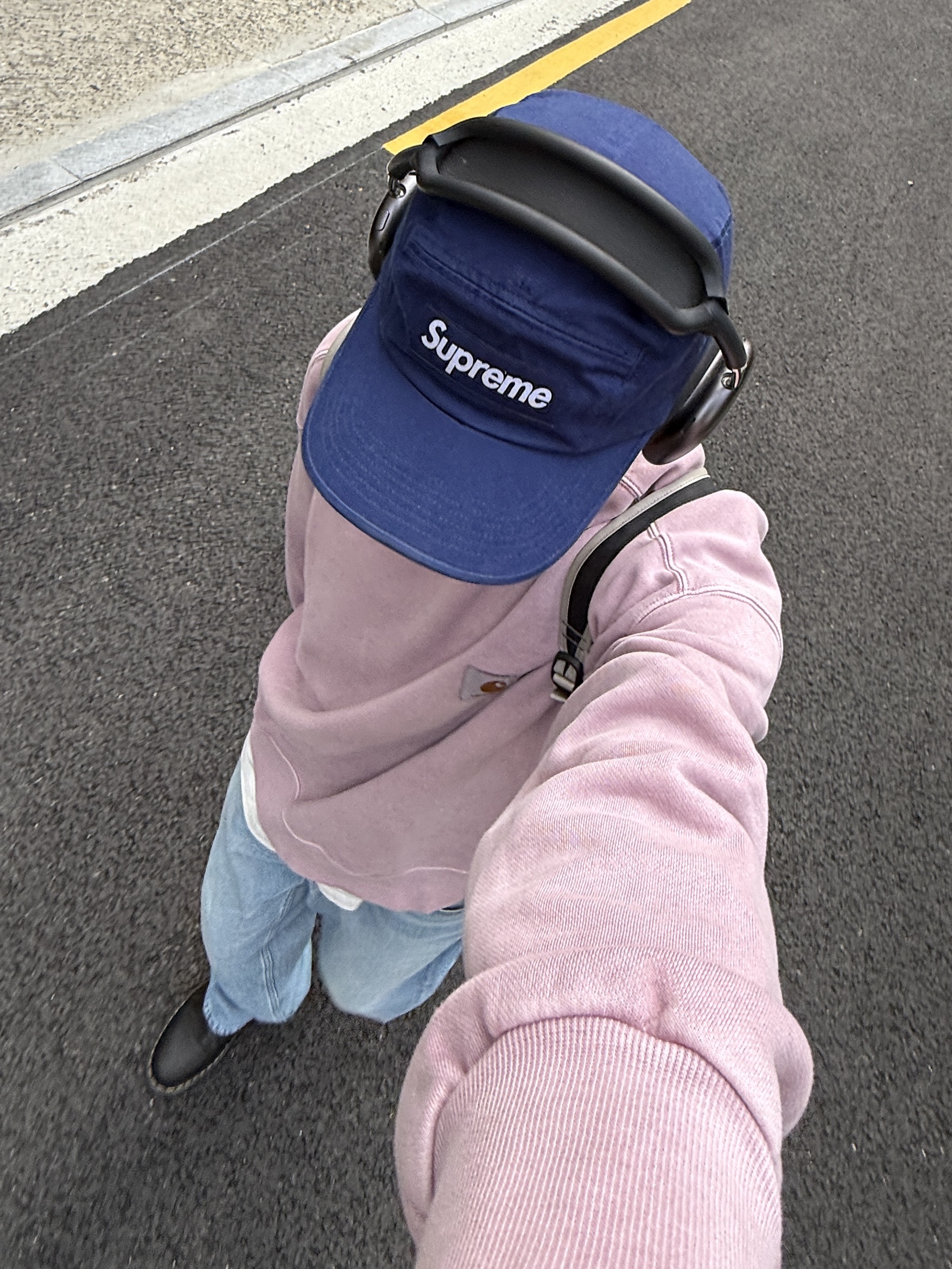 Dr. Martens 1461 Ambassador Black, Uniqlo x JW Anderson Straight Jean Blue - KR 착용 스타일 - 4