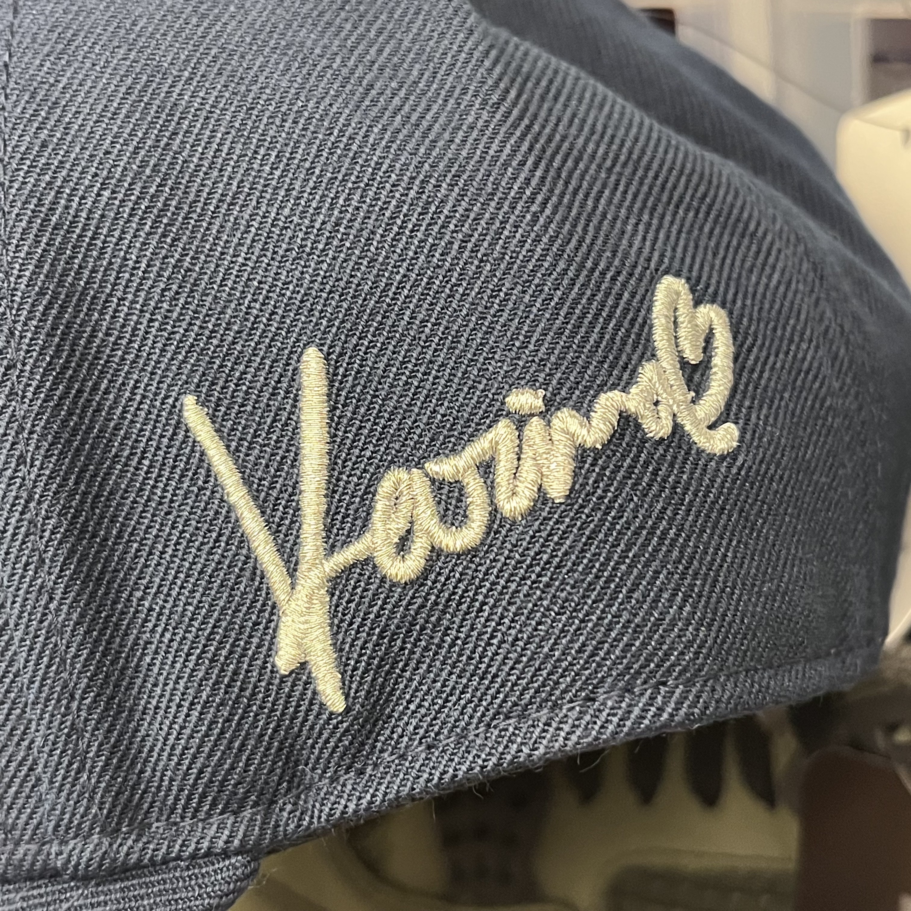 MLB Karina Exclusive Structured Ball Cap New York Yankees Navy 착용 스타일 - 2