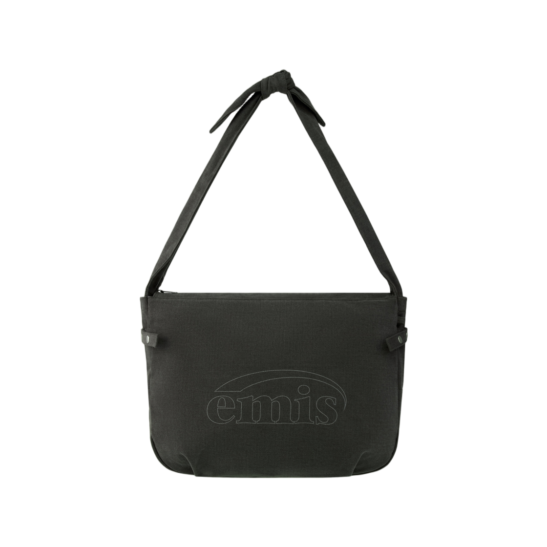 이미스 빈티지 코튼 크로스바디백 그레이(Emis Vintage Cotton Crossbody Bag Gray)