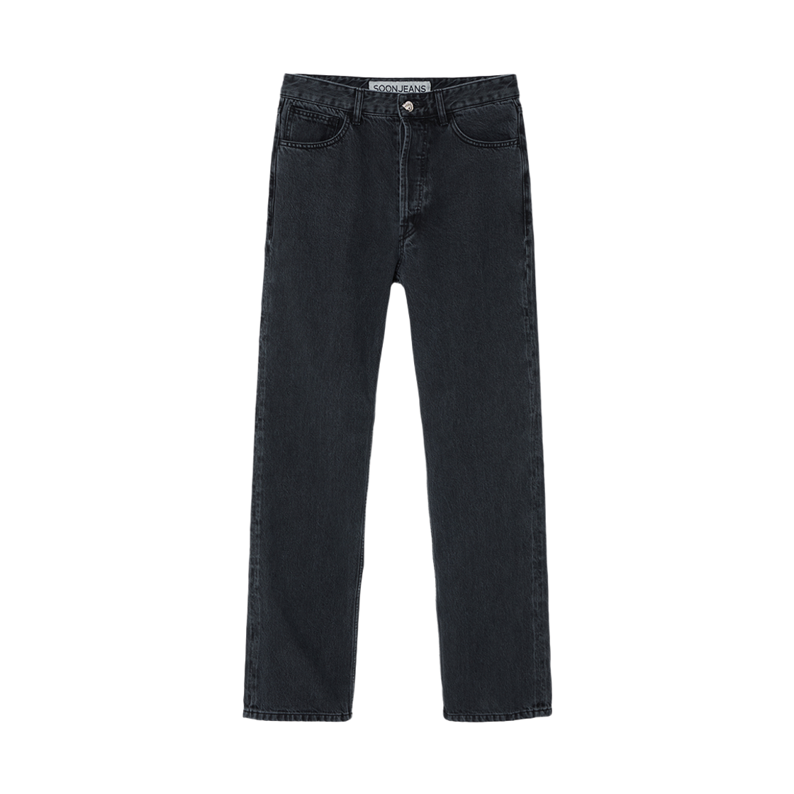 순진 파커 앤 하치 호랑지 캔톤 스트레이트 레그 팬츠 블랙(SOONJEANS Paker and Hachi Horangee canton straight leg pants Black)