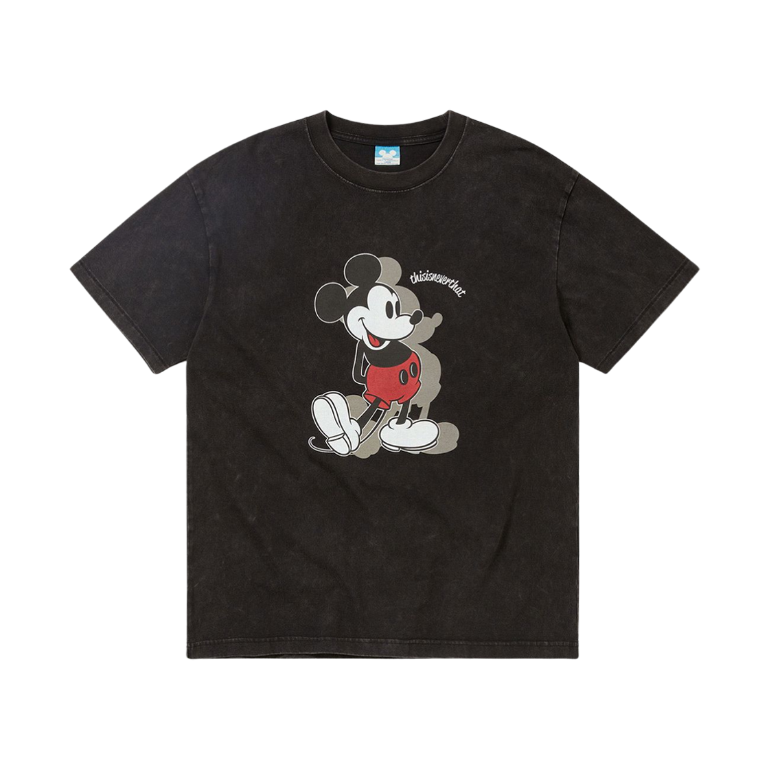 디스이즈네버댓 x 디즈니 미키 클래식 티셔츠 블랙(Thisisneverthat x Disney Mickey Classic T-Shirt Black)
