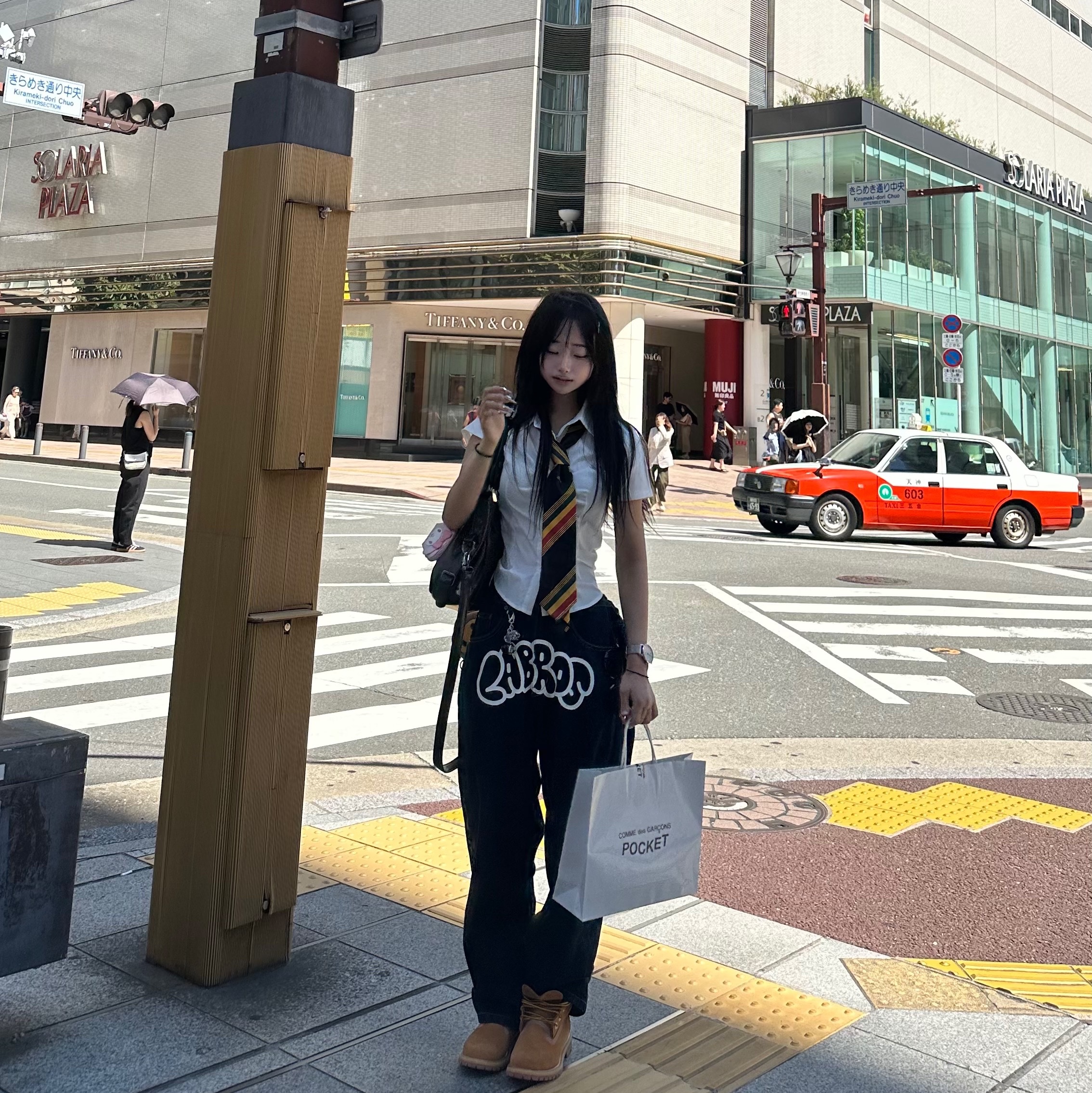 (W) Timberland 6 Inch Premium Waterproof Boot Wheat Nubuck - Medium, Vivienne Westwood Classic Stripe Tie Black 착용 스타일 - 1