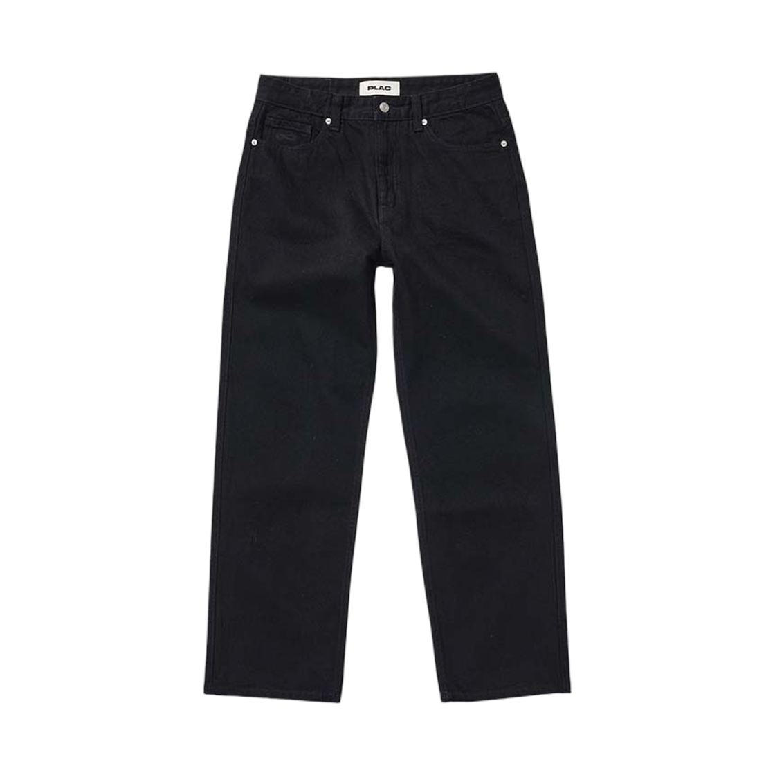플랙 이집트 데님 스트레이트 데님 팬츠 P50 블랙 린스드(PLAC Egypt Denim Straight Denim Pants P50 Black Rinsed)