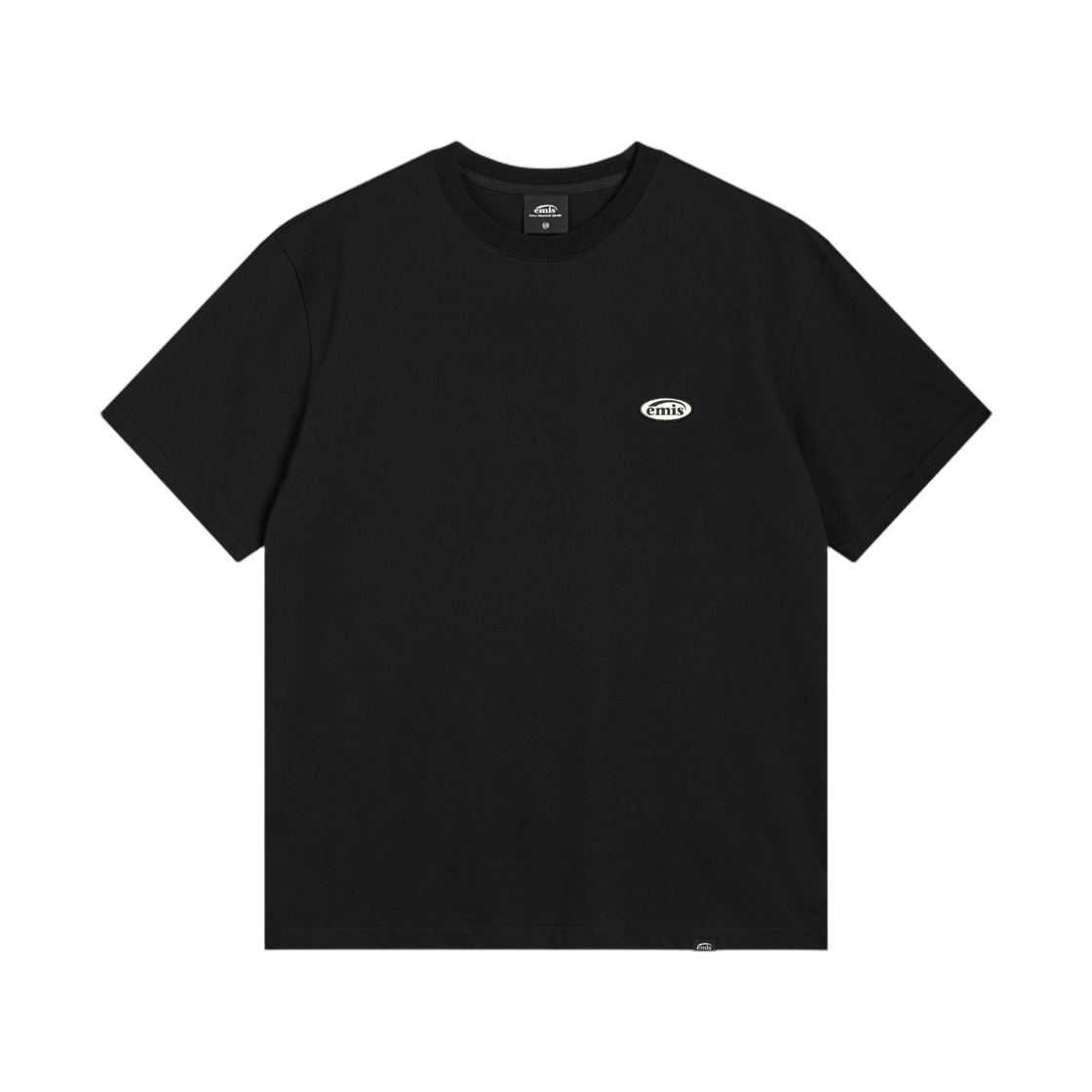 - Emis Rubber Patch T-Shirt Black