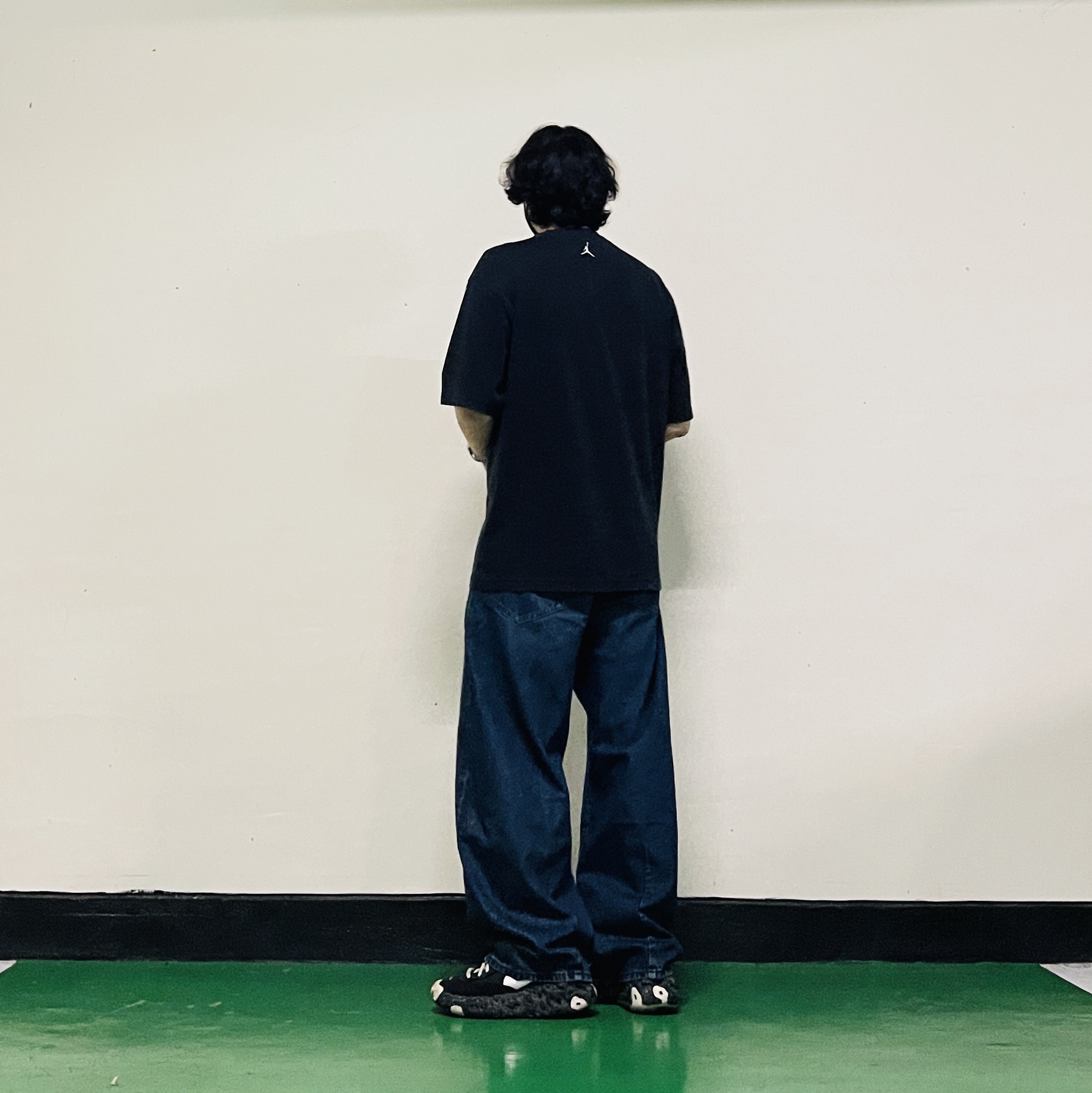 Jordan Brand T-Shirt Black White, Nike x Undercover Overbreak SP Black 착용 스타일 - 2