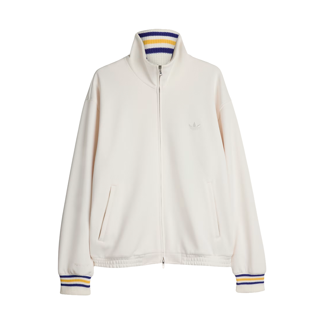 아디다스 x 웨일스 보너 자바르 3-스트라이프 트랙 탑 초크 화이트 - KR 사이즈(Adidas x Wales Bonner Jabbar 3-Stripes Track Top Chalk White - KR Sizing) - 2