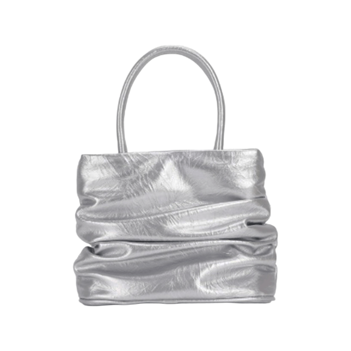 QTV25OSBSV QUARTEVV Orbe Shirring Bag - Silver