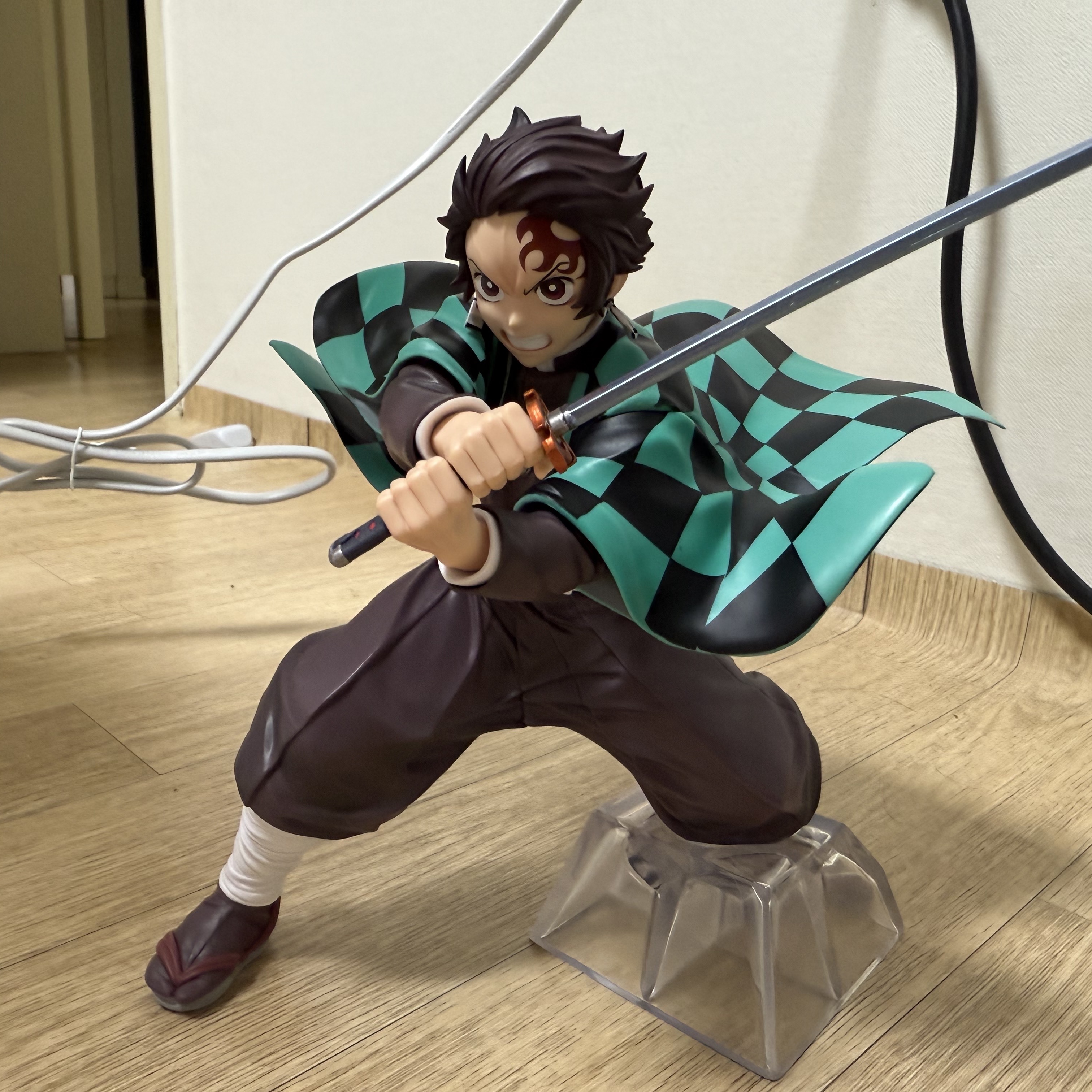 Bandai Ichiban Kuji Demon Slayer Kimetsu no Yaiba - Upper Rank Three A Prize Kamado Tanjiro MASTERLISE 착용 스타일 - 4