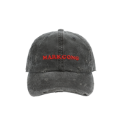Markgong Women Logo Distressed Baseball Cap Gray - 25FW