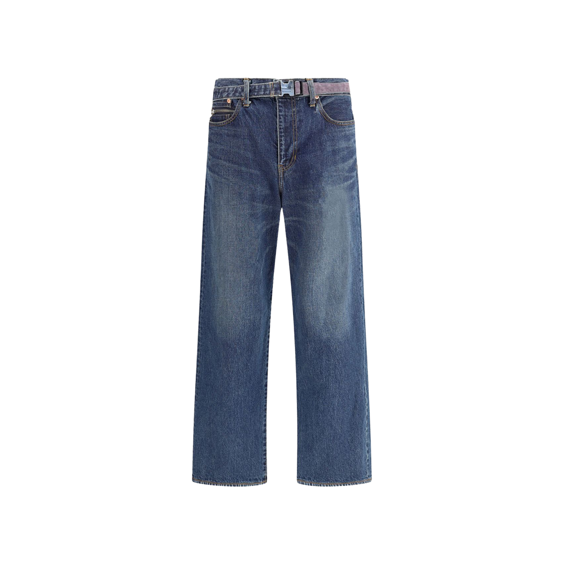 25-03757M-401 Sacai Relaxed Fit Jeans Blue