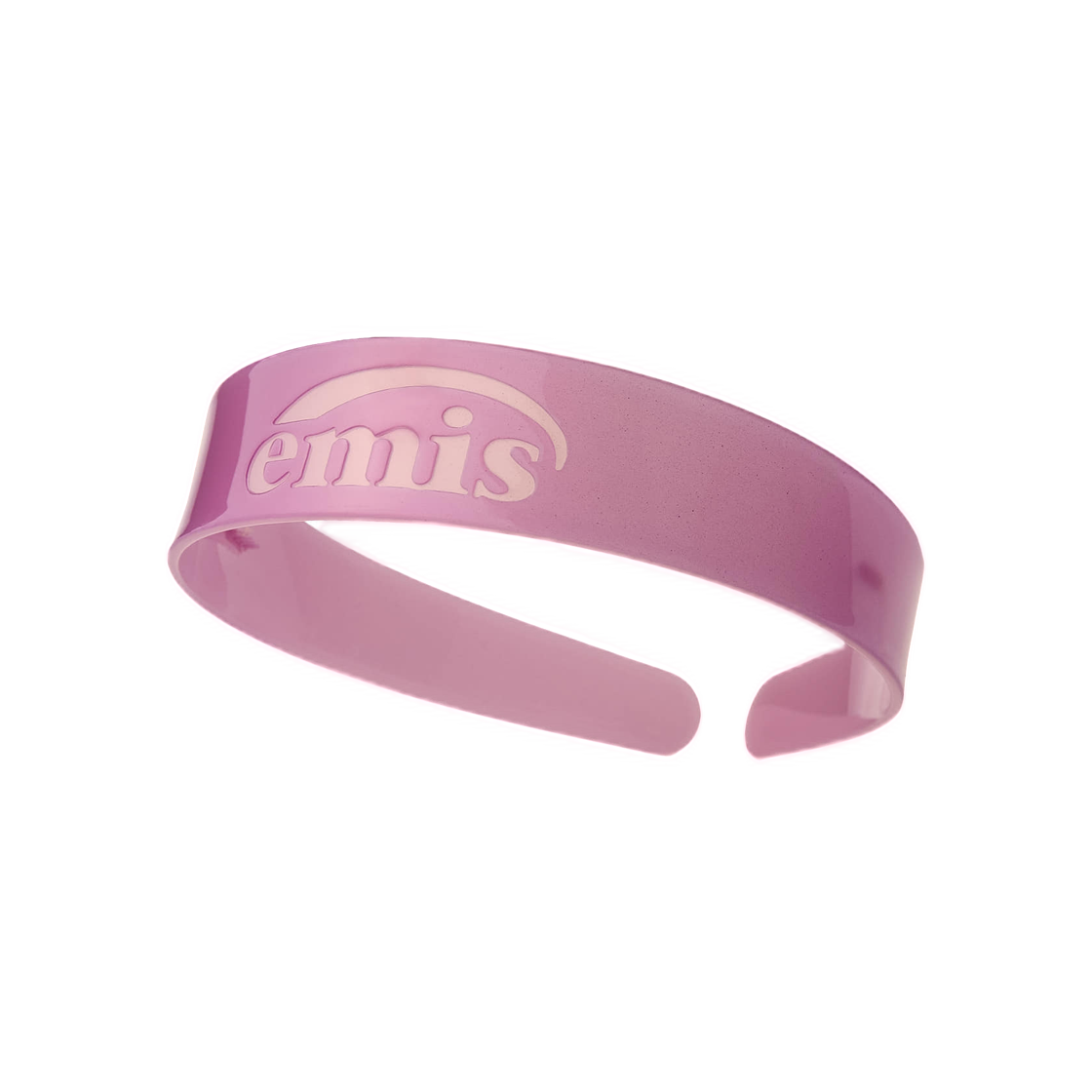(W) 이미스 와이드 로고 헤어밴드 핑크((W) Emis Wide Logo Hairband Pink) - 1