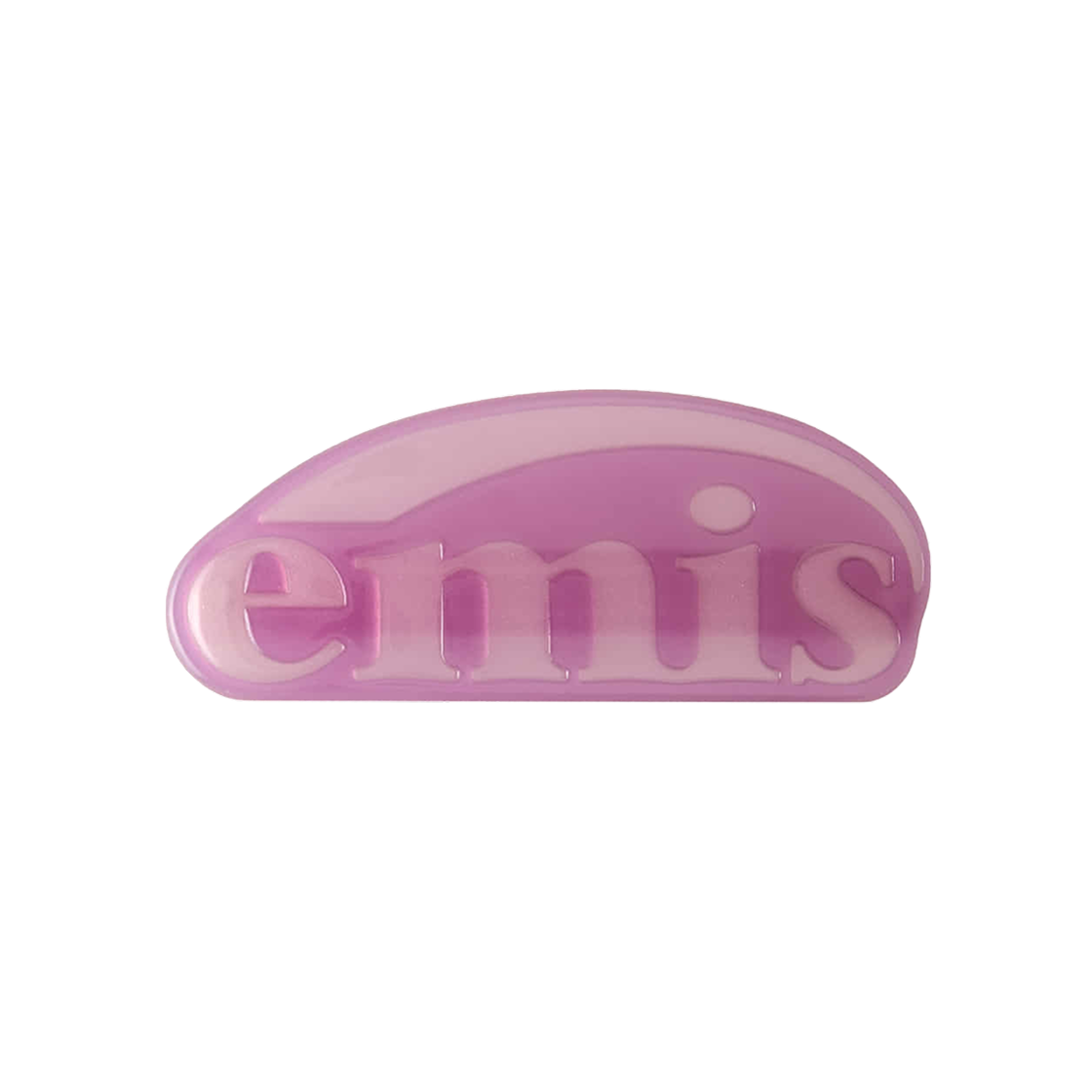 (W) 이미스 로고 오토 헤어핀 핑크((W) Emis Logo Auto Hairpin Pink) - 1