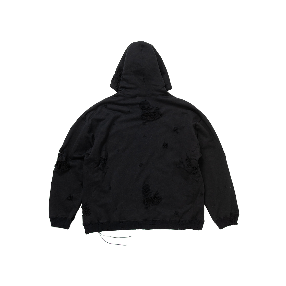 마스터마인드 월드 디스트레스드 후디 블랙 - 25FW(Mastermind World Distressed Hoodie Black - 25FW) - 2