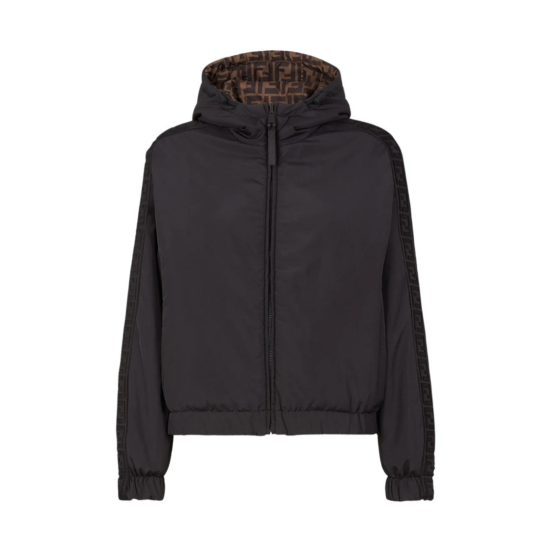 (W) 펜디 리버시블 윈드브레이커 블랙((W) Fendi Reversible Windbreaker Black)