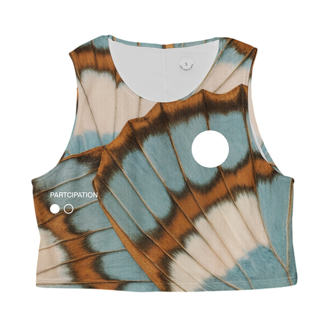 (W) 파티시페이션 크롭 싱글렛 버터플라이((W) Participation Crop Singlet Butterfly)