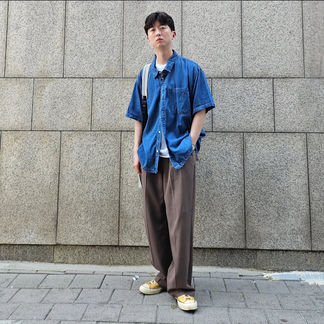 Converse Chuck 70 Ox Vintage Canvas Sunflower 착용 스타일 - 1
