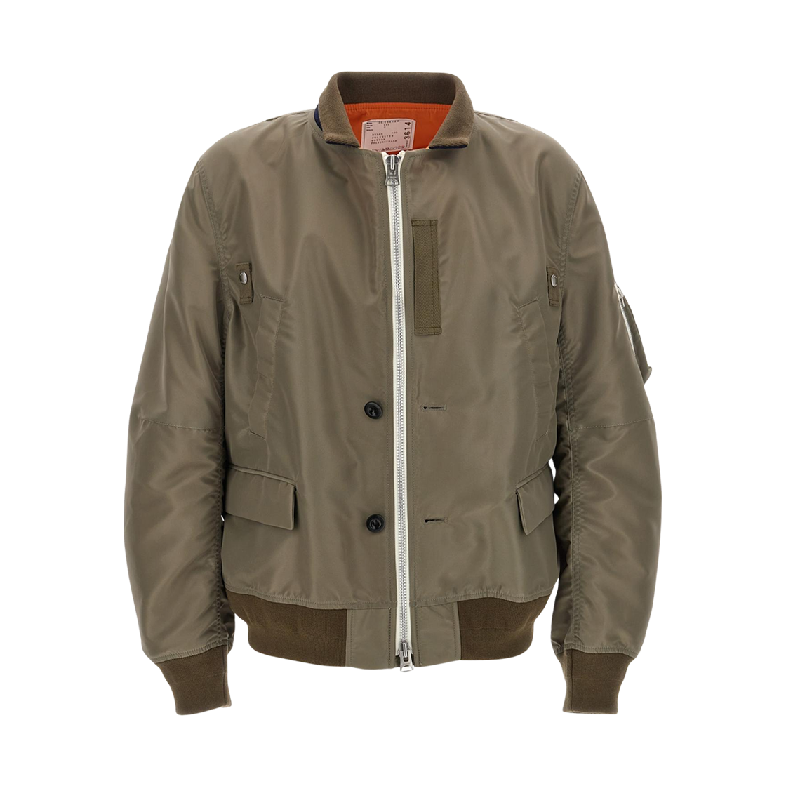 25-03614M-550 Sacai Nylon Twill Jacket Taupe