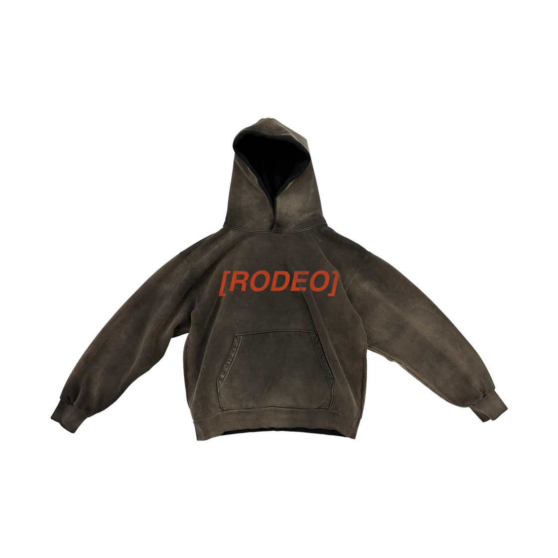 트래비스 스캇 로데오 10 이어즈 로고 후드 블랙(Travis Scott Rodeo 10 Years Logo Hoodie Black)