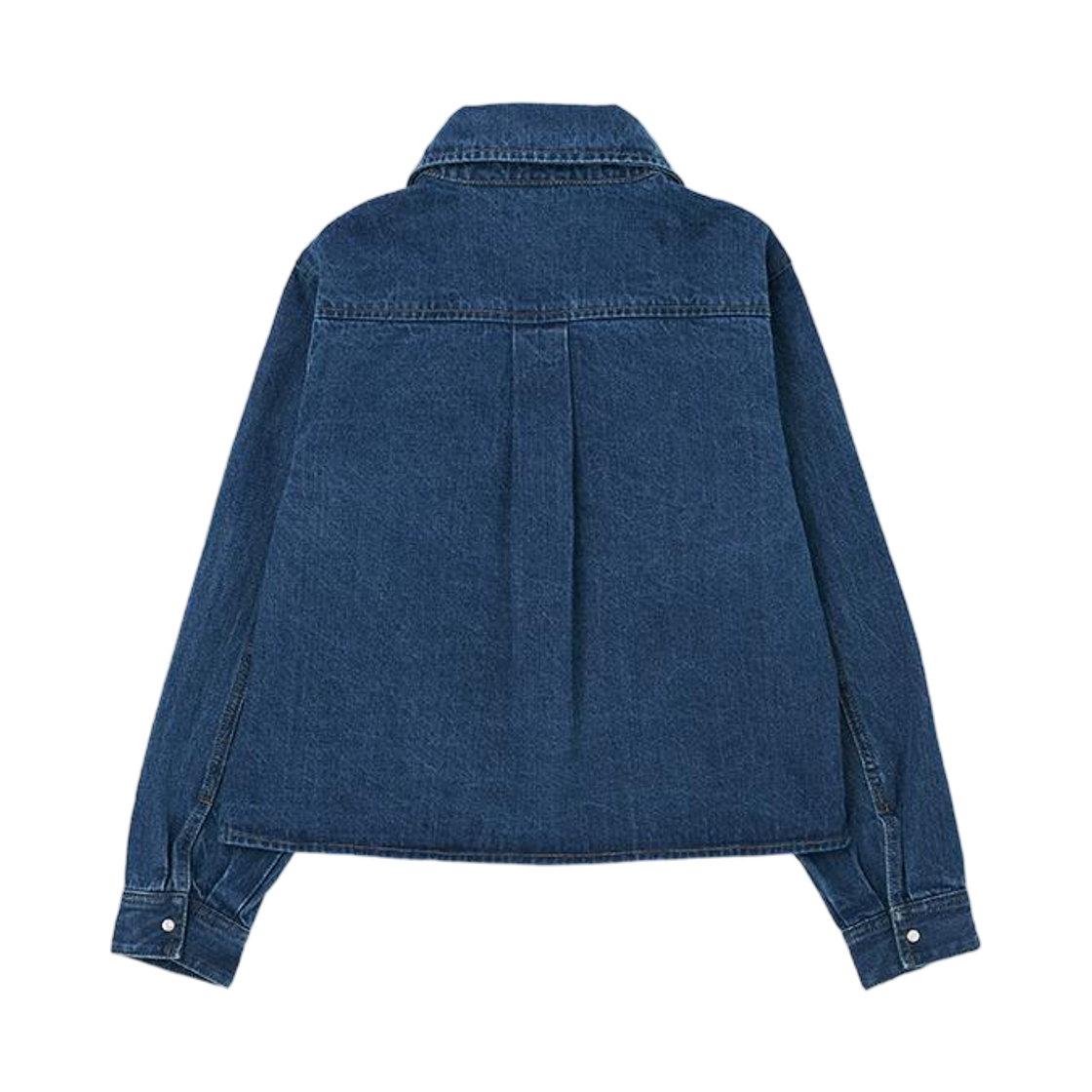 (W) 플랙 루즈핏 데님 셔츠 자켓 미드 블루((W) PLAC Loose Fit Denim Shirt Jacket Mid Blue)