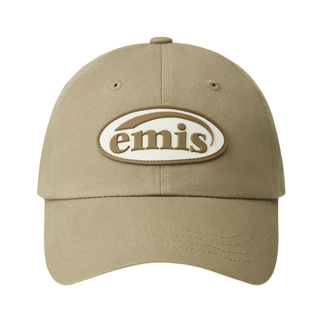 이미스 러버 패치 볼 캡 베이지(Emis Rubber Patch Ball Cap Beige) - 1