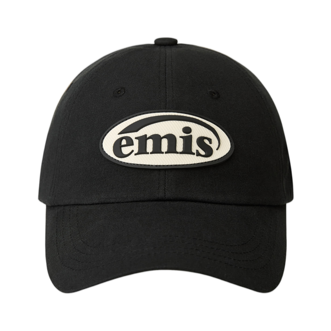 이미스 러버 패치 볼 캡 블랙(Emis Rubber Patch Ball Cap Black) - 1