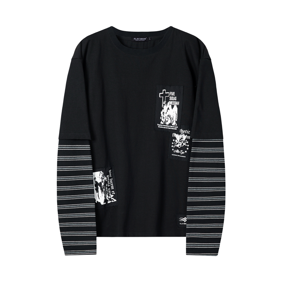 TT0096 Flavorism VTG Patched Long Sleeve