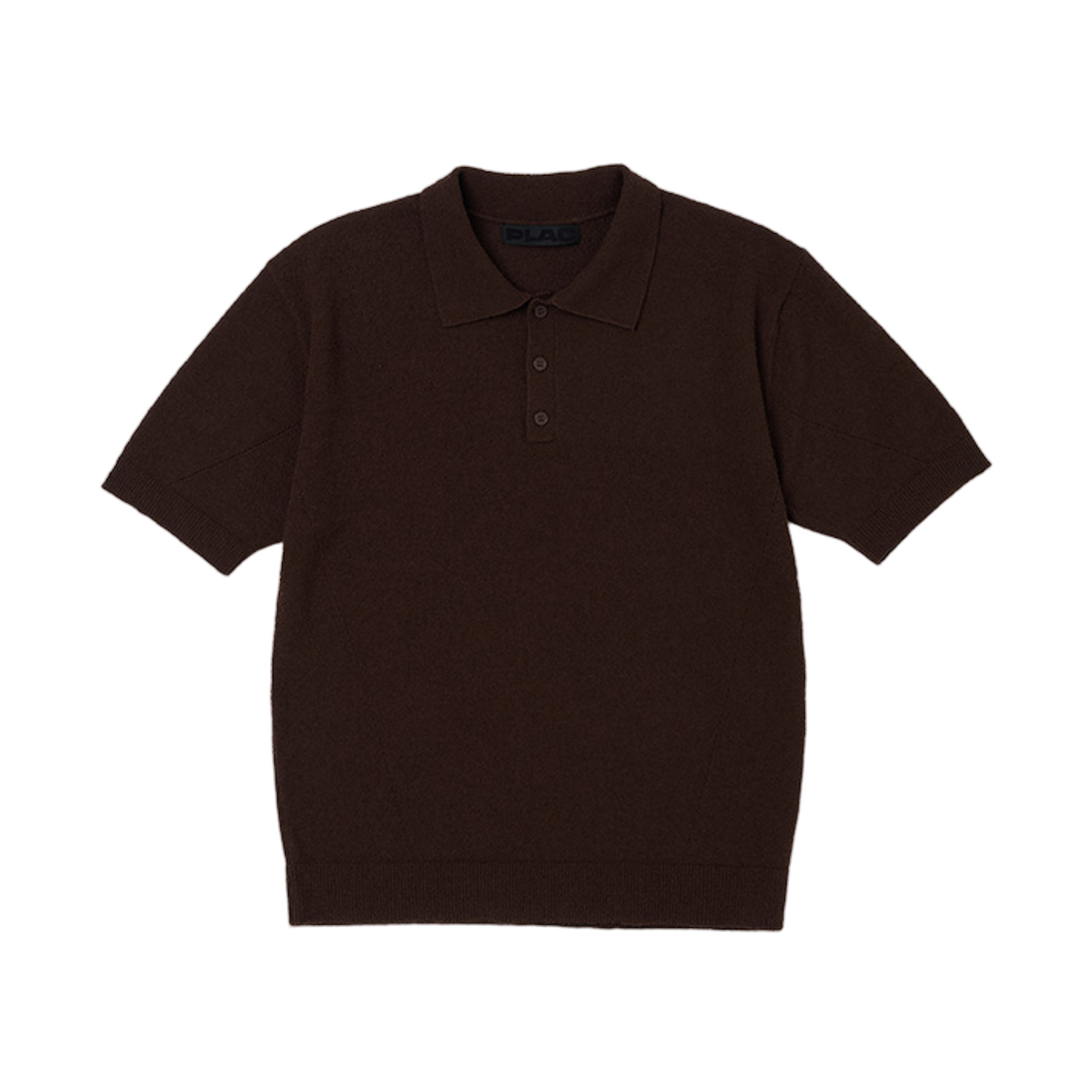 플랙 베이직 숏슬리브 칼라 니트 티셔츠 브라운(PLAC Basic Short Sleeve Collar Knit T-Shirt Brown)
