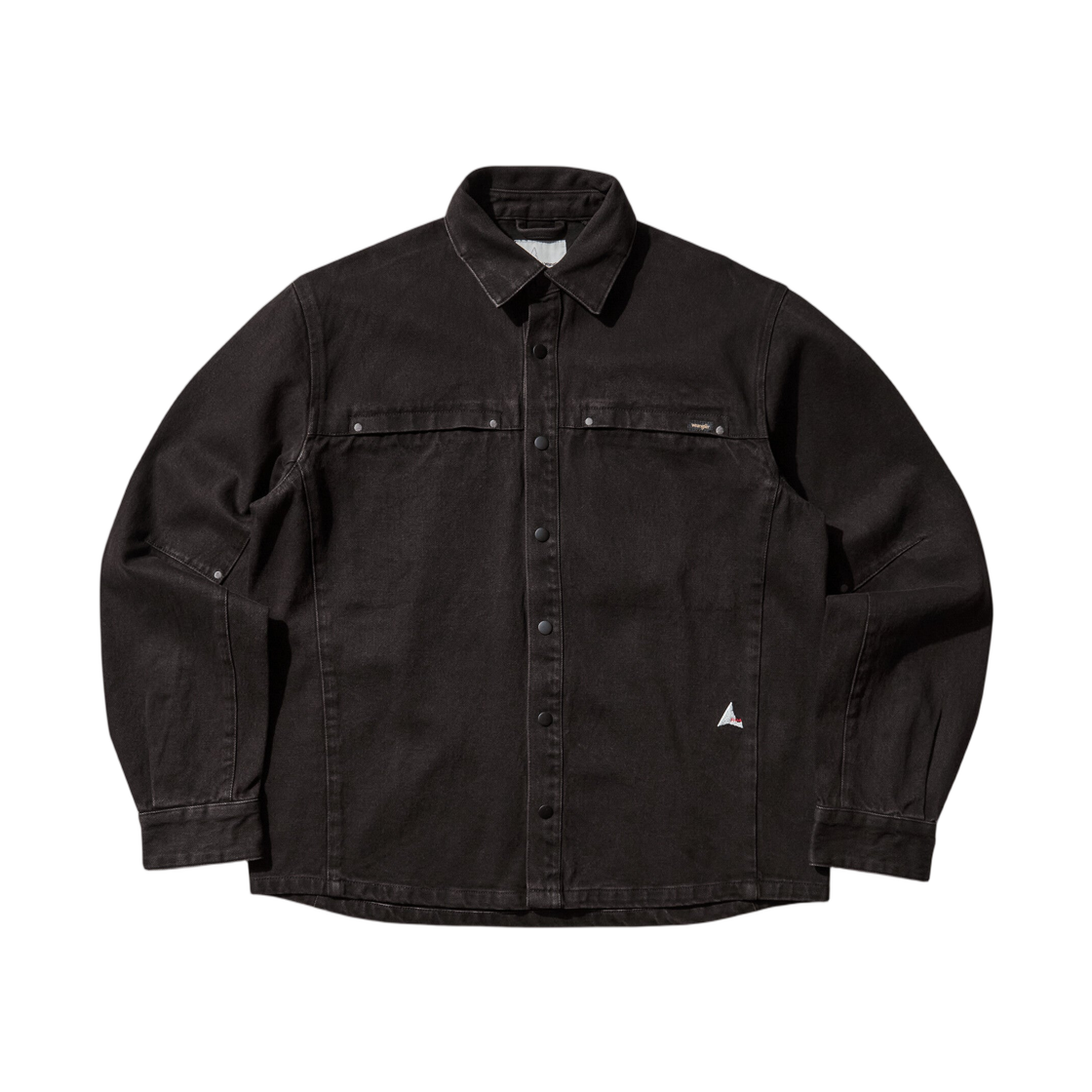 - ROA X Wrangler Lona Denim Shirt Dark Brown