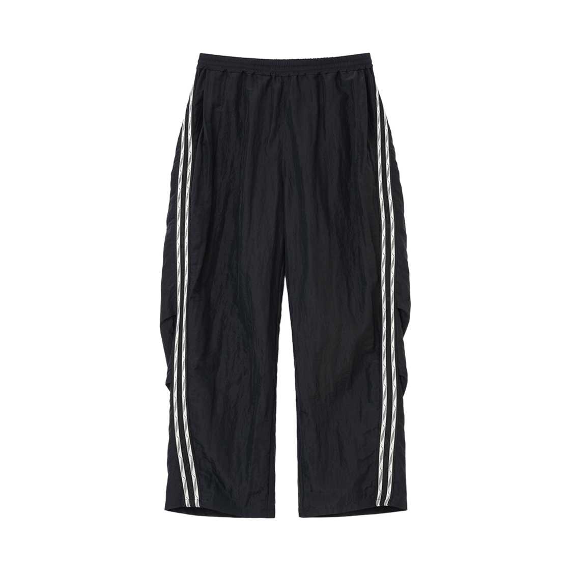 ML689BLK Millo Archive Wide Track Panel Pants Black