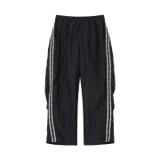 Millo Archive Wide Track Panel Pants Black