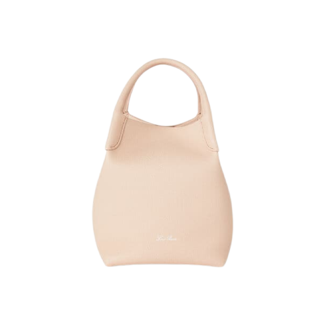 FAN8964-305H Loro Piana Grained Calfskin Bale Small Bag Candoglia Marble